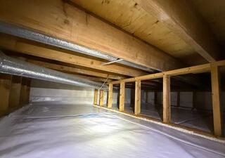Foundation Crack Repair and Crawl Space Moisture Protection
