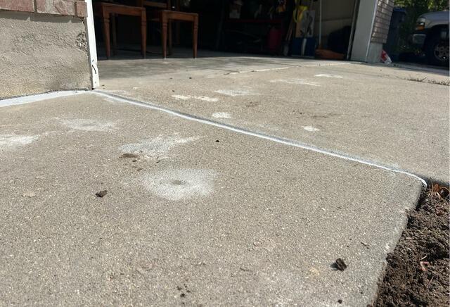 Concrete Walkway Pad leveled and sealed in South Jordan, UT - After Photo