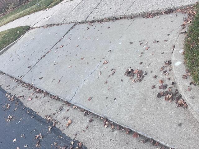 Driveway & Sidewalk Concrete Lifting - Bountiful, UT - Before Photo