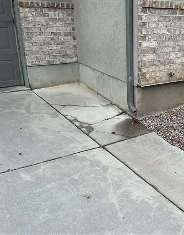Concrete Driveway Repair in Woods Cross, UT | Before & After Results - Before Photo