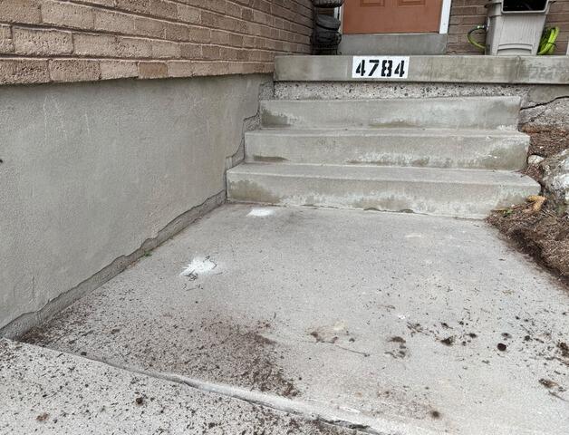 Concrete Walkway Repair in Taylorsville, UT - Before and After - Before Photo