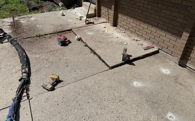 Concrete Lifting, Leveling, and Joint Sealing in Cottonwood Heights, UT - Before Photo