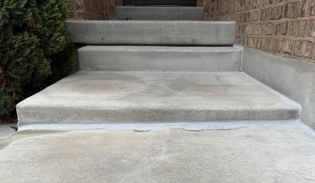 Front Entry Concrete Lifting and Crack Repair in Stansbury Park, UT - After Photo