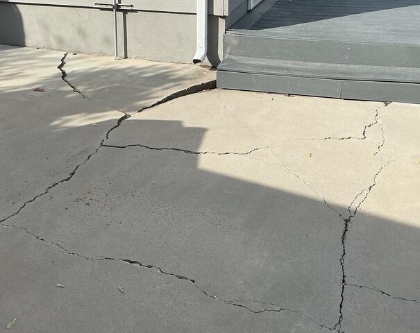 Concrete Leveling and Crack Repair Near a Patio in Salt Lake City, UT