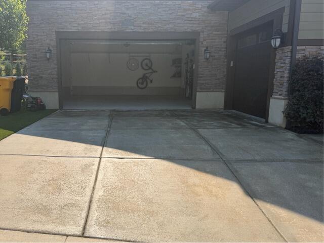 Driveway Repair and DecoShield Concrete Sealer in Herber City, UT - Before Photo