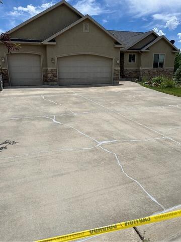 Driveway Concrete Repair in Oakley, UT - After Photo