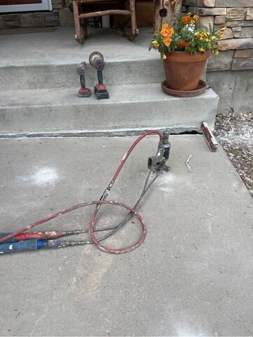 Front Step Repair in Oakley, UT - Before Photo