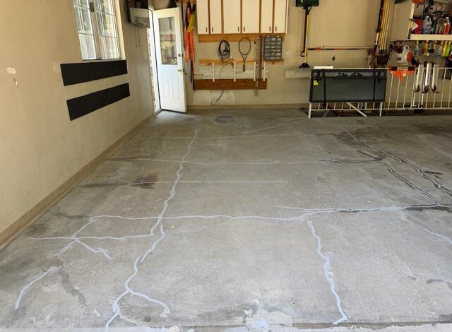 Garage Floor Concrete Crack Repair in Farmington, UT - After Photo