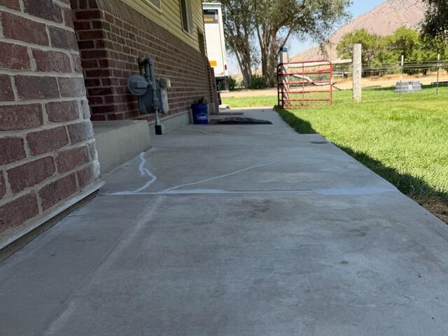 Sunken Concrete Walkway Repair in Logan, UT - After Photo