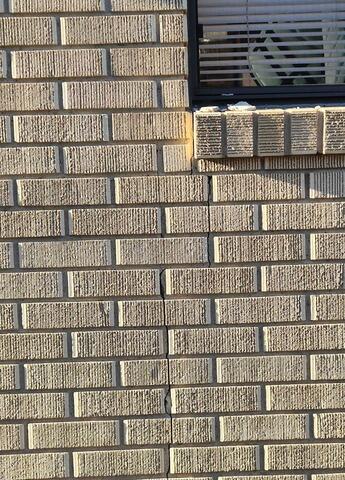 Foundation Repair Helps Close Exterior Brick Cracks in Price, UT - After Photo