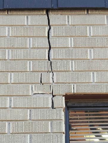 Foundation Repair Reduces Major Brick Separation in Price, UT - After Photo