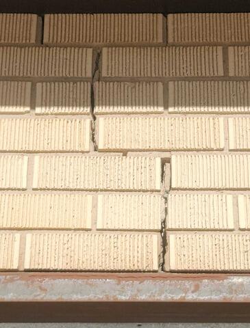 Foundation Repair Reduces Brick Cracking Above Doorway in Price, UT - After Photo