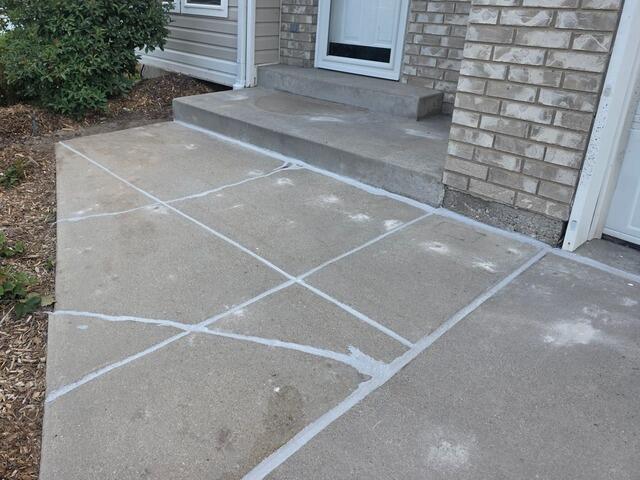 Cracked Concrete Walkway Repair in Riverton, UT - After Photo