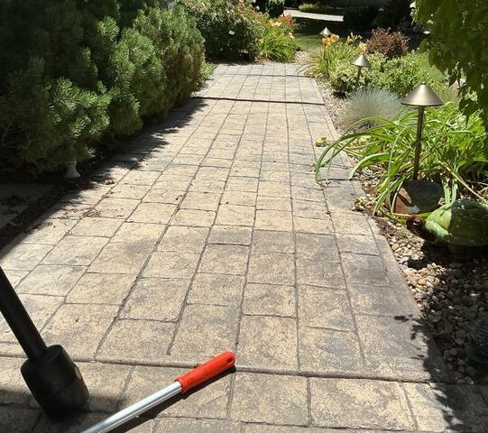 Before & After: Concrete Walkway Leveling in Salt Lake City, UT - Before Photo