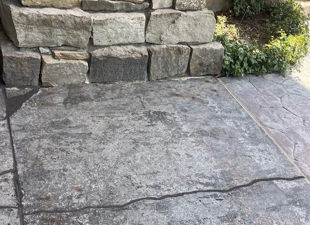 Sunken & Cracked Concrete Patio Repair in Park City, UT
