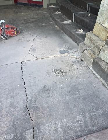 Concrete Patio Leveling & Crack Repair in Park City, UT