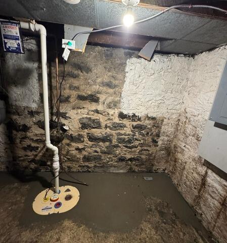 Basement Waterproofing System in Buffalo, NY