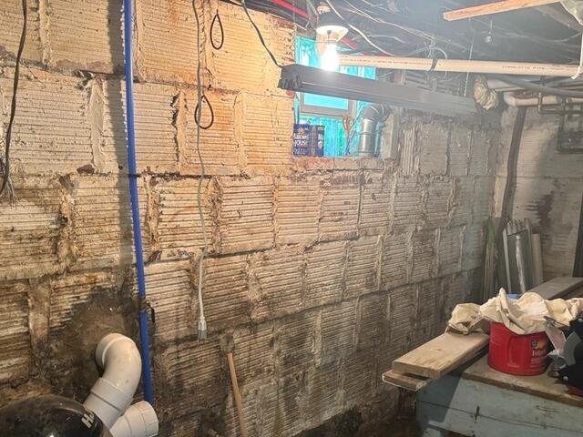 Basement Waterproofing Solution Installed in East Aurora, NY