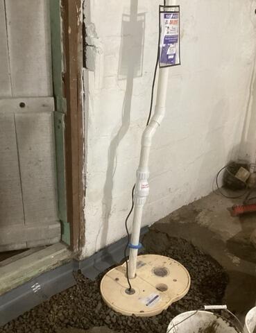 Upgraded Sump Pump Installation in Buffalo, NY