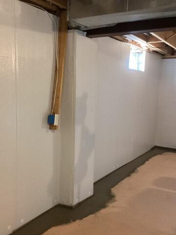 Interior Basement Drainage and Wall Insulation Install in Henrietta, NY