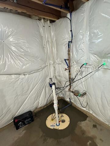 Complete Sump Pump System Upgrade in Grand Island, NY