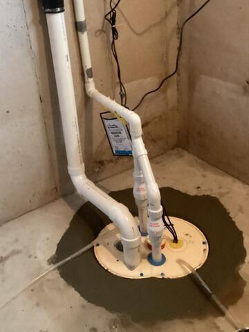 Sump Pump Upgraded in Middleport, NY