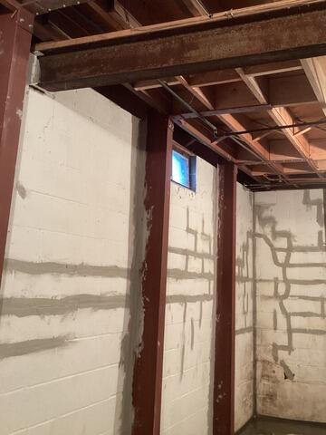 Bowing Wall Stabilized in Grand Island, NY - After Photo