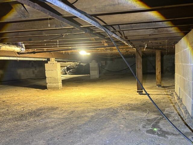Crawl Space Insulated and Waterproofed in Lancaster, NY
