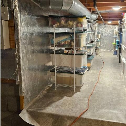 Rochester, NY Crawl Space Waterproofed and Insulated - Before Photo