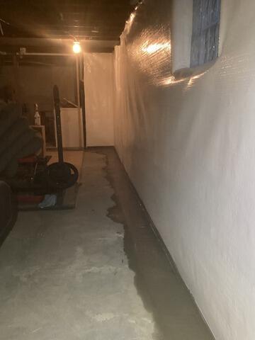 Damp and Damaged Basement Waterproofed in Buffalo, NY - After Photo