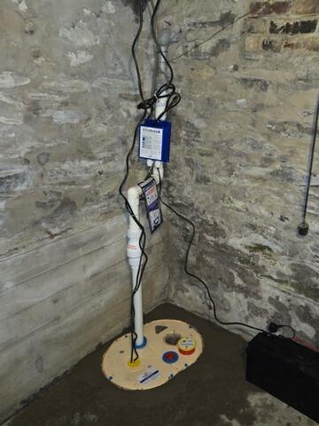 New Sump Pump System Installed in Canandaigua, NY - After Photo
