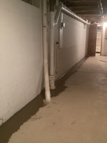 Waterproofing Solution Added to Basement in Honeoye Falls, NY