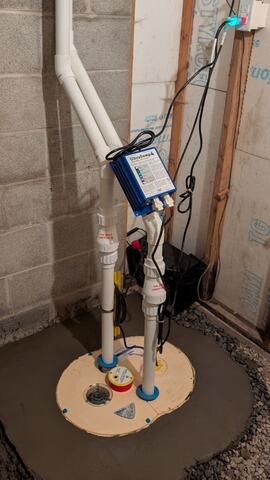 Sump Pump System Upgraded in Lima, NY Basement