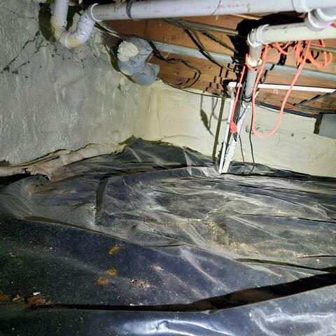Rochester, NY Crawl Space Gets Encapsulated - Before Photo
