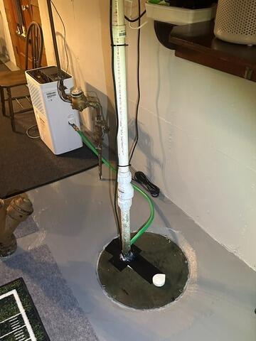 New Sump Pump Installed in Tonawanda, NY - Before Photo