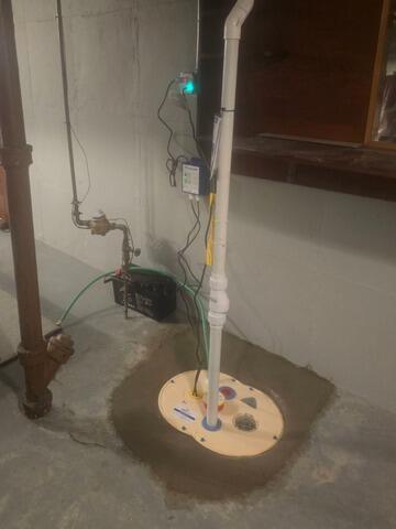 New Sump Pump Installed in Tonawanda, NY - After Photo