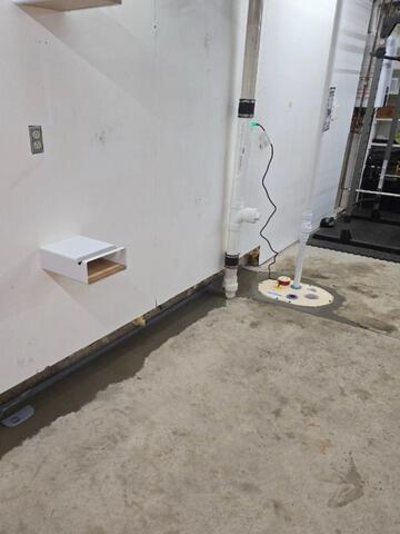 Wet Basement Gym Gets Waterproofed in Orchard Park, NY - After Photo