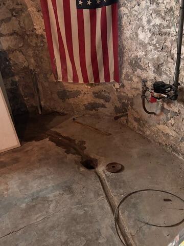 Sump Pump System Gets Installed in Lancaster, NY - Before Photo