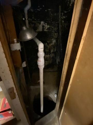 Orchard Park, NY Home Has a Brand New Sump Pump System - Before Photo