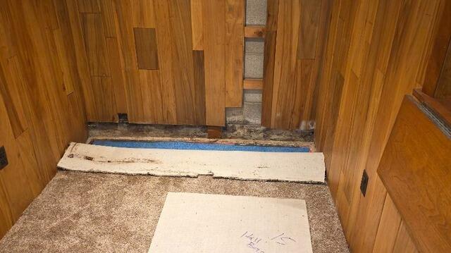 Leaky Pittsford, NY Basement Has Waterproofing Solution Implemented - Before Photo