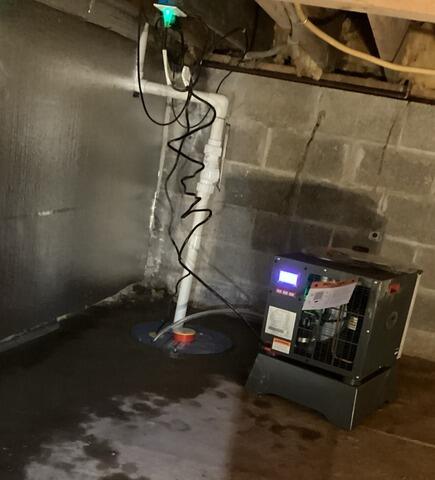 Crawl Space Insulated and Waterproofed in Pittsford, NY - After Photo