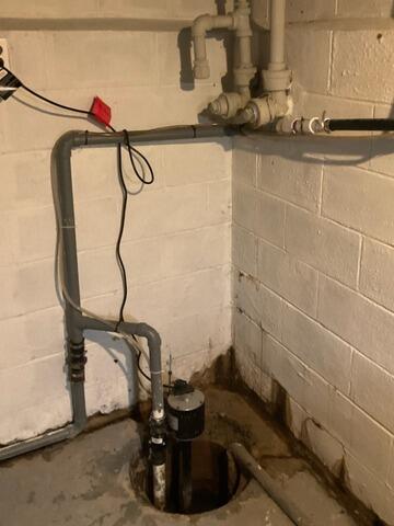 Major Sump Pump Upgrade For a Hilton, NY Home - Before Photo