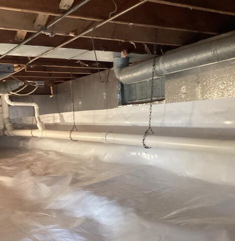 Neglected Crawl Space Transformed in Batavia, NY - After Photo