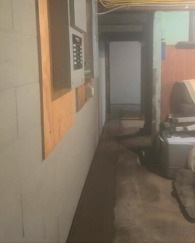 Upgraded Perimeter Drainage Added To Wet Gasport, NY Basement - After Photo