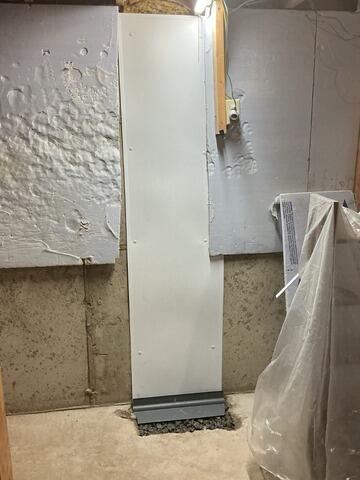 Basement Wall Crack Repaired in Baker, NY