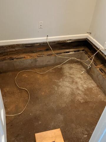 Joist Replacement Above Crawlspace in Rochester, NY - Before Photo