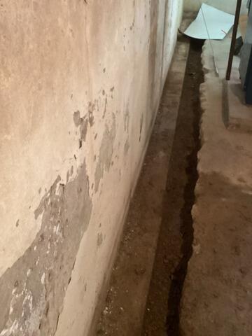 New Perimeter Drainage System Implemented in Newfane, NY Basement