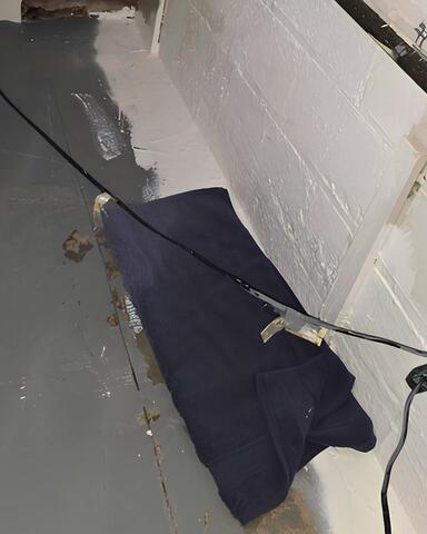 Water Seepage Dilemma Handled in Rochester, NY - Before Photo