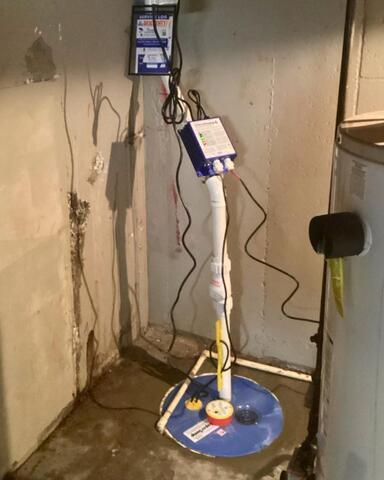 Improved Sump Pump System in Grand Island, NY - After Photo