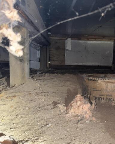 Crawl Space Stabilization Project Completed in Burt, NY - Before Photo